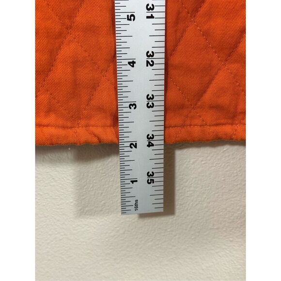 Boulder Creek Orange Hunting Long Sleeve Quilted Button Up Shirt Men's XXL Tall - Picture 12 of 14